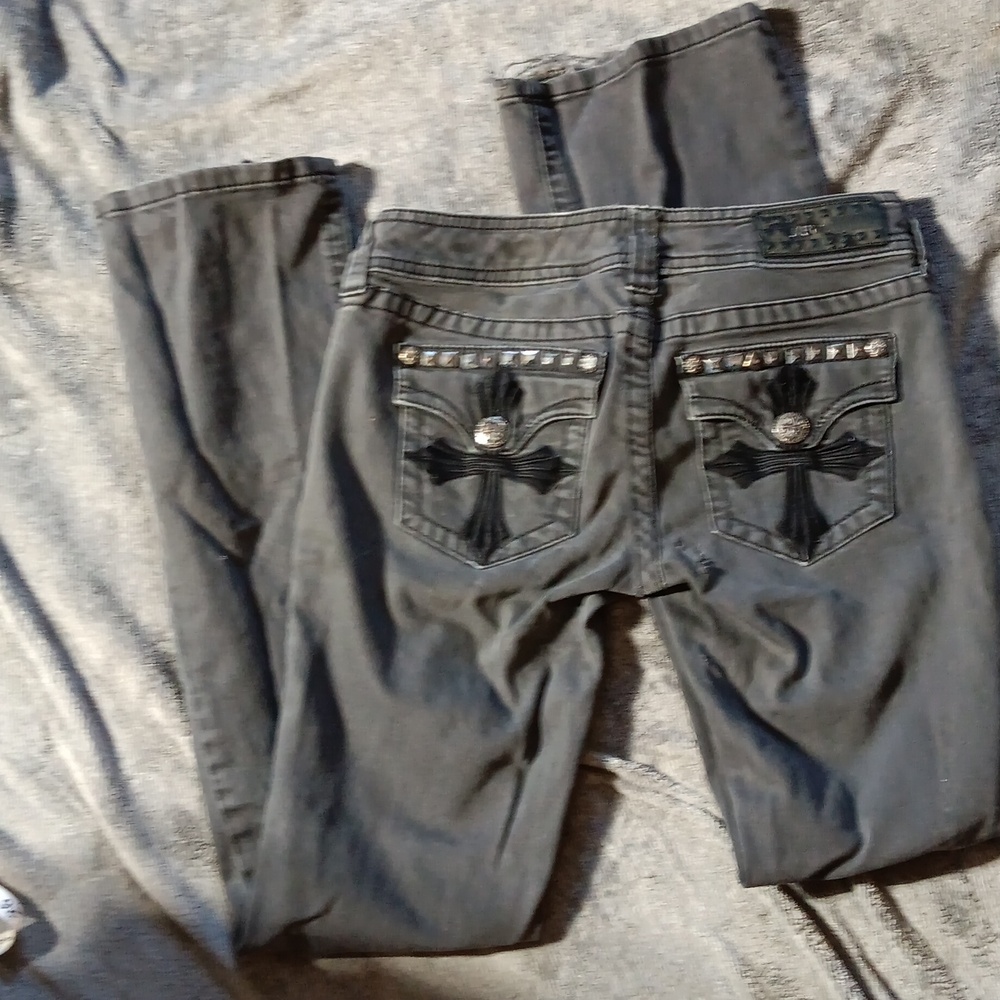 Affliction "Jade" Boot Cut Jeans. - Picture 8 of 11